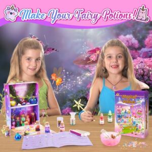 Gifts for 6 7 8 9 10 Year Olds Girls Fairy Toys Potions Kits for Kids Girls Toys Age 6 7 8 9 10 Crafts Kits for Kids 7-9 Best Xmas Fairy Gifts Magic Potions