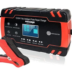 Automatic Smart Battery Charger with Temperature Compensation