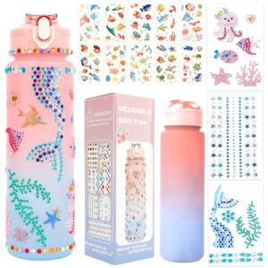 Decorate Your Own Water Bottle Kits for Girls Age 4 5 6 7 8 9 10 12