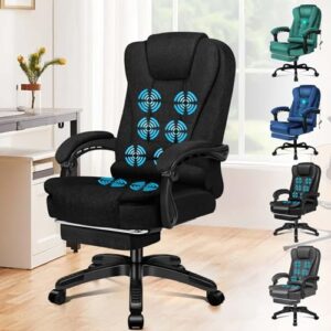 Computer Desk Chair with Footrest