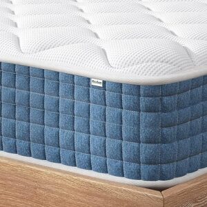 25cm Hybrid Pocket Sprung Single Bed Mattress in a Box with Memory Foam and Individually Wrapped Spring