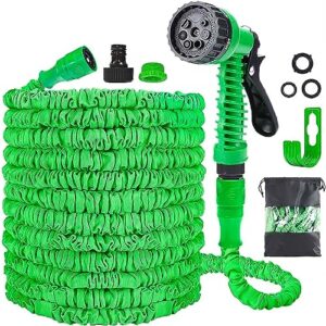 Hosepipes for Garden Flexible Garden Hose with 7 Function Spray Gun