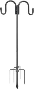 234 cm Adjustable Bird Feeder Pole with 5 Prongs Base