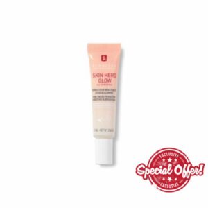 Erborian - Skin Hero Glow - Non-Tinted Skin Perfector + 7-Day Radiance Booster - Glass Skin Effect - Lightweight Texture - Korean Skincare - 15 ml