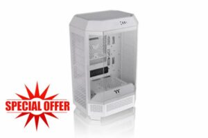 Thermaltake Tower 300 Snow/Micro-ATX Computer Case/ 2x140mm Pre-Installed White Fans/White/ 2 Year Warranty
