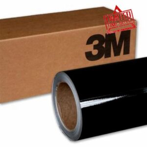 Generic 3M 2080 GLOSS BLACK G12 Car Wrap Air-Release Vinyl Film Bubble-Free Application (50cm x 152cm (19.7in x 59.8in))