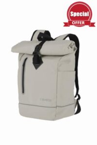 Travelite Rolltop Backpack Made of Water-Repellent Material