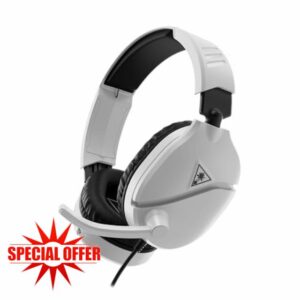 Turtle Beach Recon 70 Console White PlayStation Multiplatform Gaming Headset for PS5