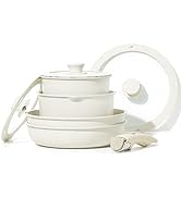 CAROTE Pots and Pans Set, Nonstick Cookware Sets Detachable Handle,Induction Kitchen Set Non Stic...