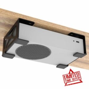 Famiron Under Desk Storage Mount Compatible for Xbox Series S