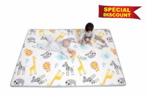 Babyzee Reversible Safari Play Mat