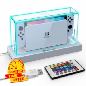 Mooroer Switch Dust Cover for Nintendo Switch/Switch OLED Dock