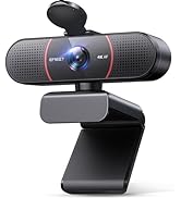 EMEET C960 2K Webcam with Microphone, 2K QHD, 2 Noise-Reduction Mics, TOF Autofocus Streaming Web...