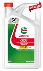 Castrol GTX 5W-30 A5/B5 Engine Oil 5L