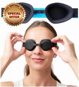 Moisture Chamber Glasses for Dry Eyes - Soft Sleep Mask for Dry Eyes -Reusable Dry Eye Sleep Mask