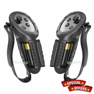 IKWOLETI Upgraded Controller Grips Cover for Meta/Oculus Quest 3 Accessories