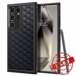 Spigen Cryo Armor Case Compatible with Samsung Galaxy S24 Ultra - Cryo Blue [Air Ventilation Technology]