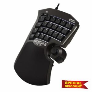 HORI Tactical Assault Commander F14 (Final Fantasy XIV Black Edition) - Mechanical Keypad for PC (Windows 11/10)