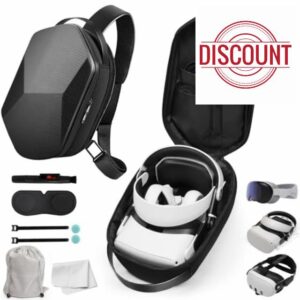 PECOOVR Fashion Hard Carrying Case for Quest 3/Quest 2/PS VR2/Pico 4/Pico 3