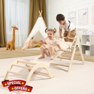 Giant bean Foldable Pikler Triangle Set