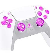 eXtremeRate Multi-Colors Luminated Dpad Thumbstick Share Home Face Buttons for ps5 Controller, Ch...