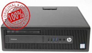 HP EliteDesk 800 G2 SFF Quad Core i5-6500 32GB DDR4 256GB + 1000GB WiFi Windows 11 Professional Desktop PC Computer (Renewed)