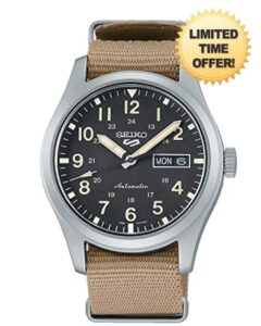 Seiko Men's Analogous Automatic Watch with Nylon Strap SRPG35K1