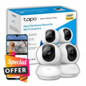 Tapo 2K Pan/Tilt Home Security Wi-Fi Camera