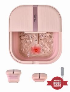 Beinilai Collapsible Foot Spa and Massager with Heater