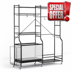 SPOTRAVEL Garage Sports Equipment Organizer