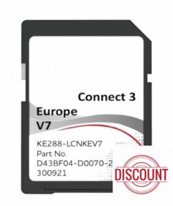 SD CARD for Nissan Connect 3 V7 QASHQAI JUKE NOTE MICRA UK MAP 2023/24 FINAL VERSION D43BF04-D0070-2001