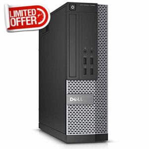 Dell OptiPlex 7020 SFF Desktop PC Computer i7 4770 16GB RAM 512GB SSD Windows 10 Pro (Renewed)