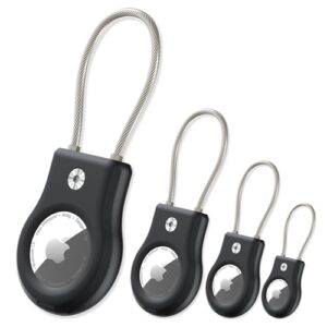 Air Tag Lock Case Holders with Wire Cable