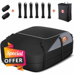 Sailnovo Roof Box Roof Bag 580L/20 Cubic Waterproof Car Roof Bag with 6 Door hooks