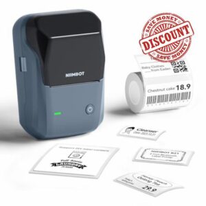 NIIMBOT B1 Label Maker with 1 Roll Tape