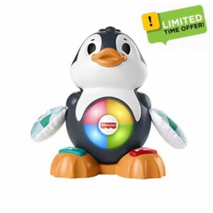 Fisher-Price Linkimals Cool Beats Penguin | Interactive Toys for 9 Month Old Babies | Educational Toys for 1 Year Old Girls and Boys with Lights