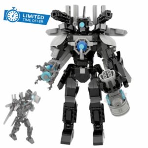 Skibid Funny Toilet Man Figure Building Block Set