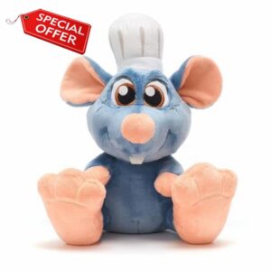 Disney Store Official Remy Big Feet Soft Toy