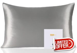 ZIMASILK 100% Mulberry Silk Pillowcase for Hair and Skin Health