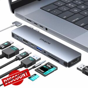 USB C Adapter for MacBook Pro/MacBook Air 2022 2021 2020