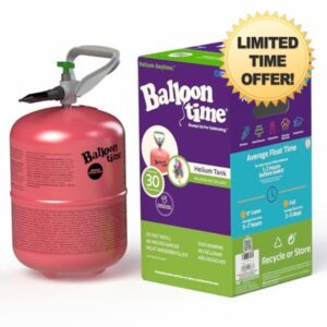 Amscan 9919088 - Balloon Inflating 100% Helium Gas Canister Compact Cylinder - Can Fill up to 30 9" Latex Balloons