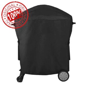 Blackhoso Grill Cover for Weber Q100 Q120 Q1000 Q1200 Q200 Q220 Q2000 Q2200 Q2400 Series Gas Grills