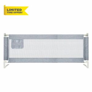 LAEEKCKC 200cm Bed Safety Guard Folding Child Toddler Bed Rail Safety Protection Guard