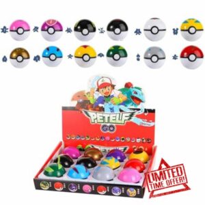 12-Piece Pocket Ball Toy Series Action Figures Set