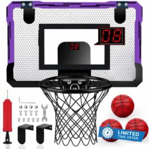 Yimore Indoor Basketball Hoop for Kids Bedroom