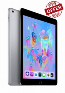 Apple iPad 9.7 (6th Gen) 32GB Wi-Fi + Cellular - Space Grey - Unlocked (Renewed)