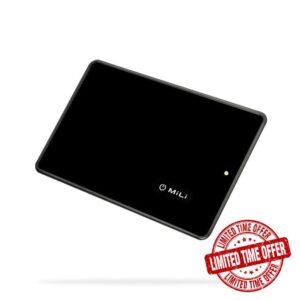 MiLi MiCard Wireless Rechargeable Bluetooth Wallet Tracker Works with Apple Find My (iOS Only)