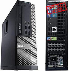 Windows 10 Dell 7020 SFF Intel Core i7-4770 Desktop PC Computer - 16GB DDR3-256GB SSD +1TB - 300Mbps WI-FI (Renewed)