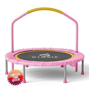CLORIS 38''/40"/48'' Foldable Fitness Trampoline - Max Load 220lb/400 lb/450lb