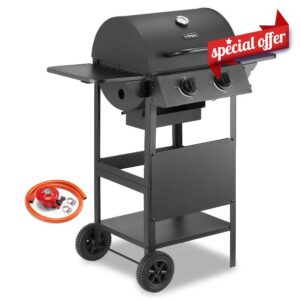 VonHaus Gas BBQ – Barbecue with x2 Gas Burners